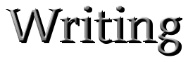 This is a very cool font that reads Writing
